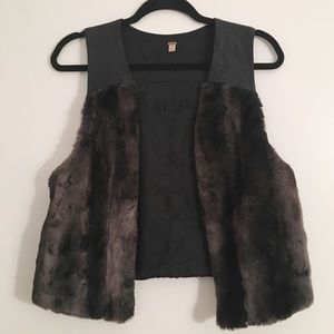 Free People Faux Fur Vest